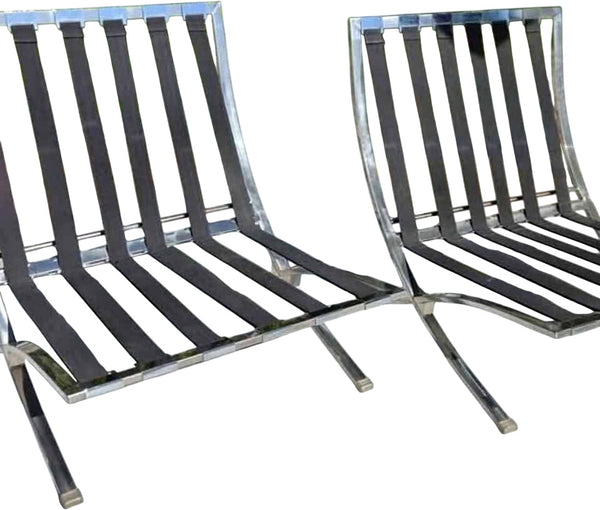 2 Barcelona Chair Frames