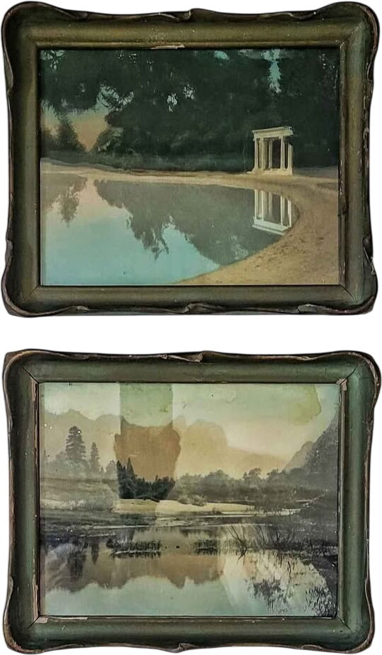 Two Antique 1900s California Mission Prints