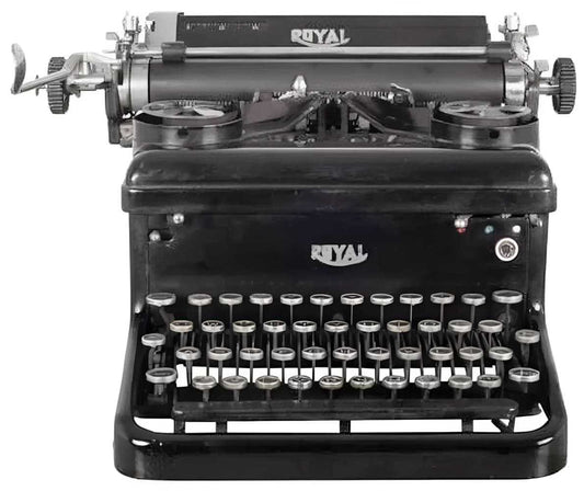 Royal Typewriter T-shirt by h.m. Peavy - Re - psychles Vintage Shop & Art Gallery