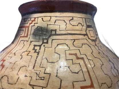 Shipibo Pottery Vase Early 20th Century SVD#3