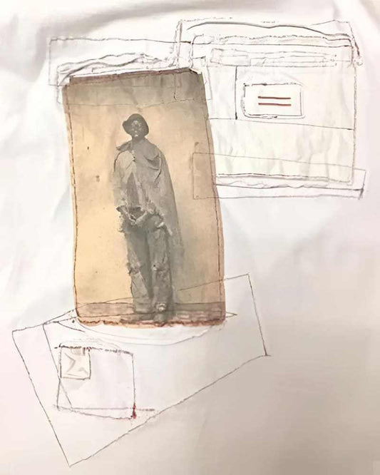 The Black Man T-shirt by h.m. Peavy No.1 - Re - psychles Vintage Shop & Art Gallery