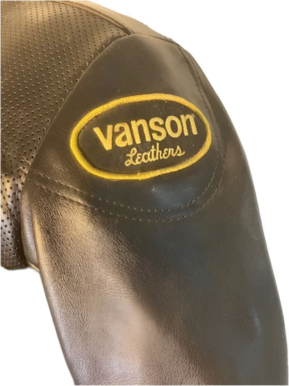 Vanson Size 10 Women’s Vintage Leather Motorcycle Jacket - 10