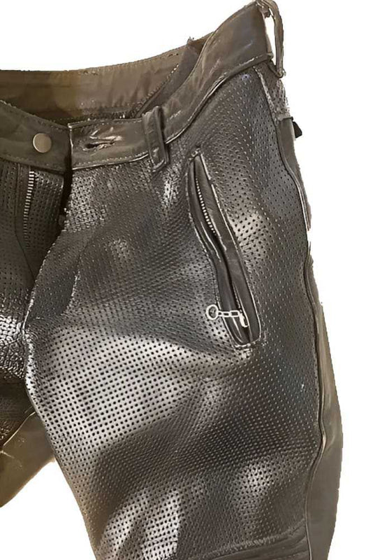 Vanson Vintage Motorcycle Leather Jacket & Pants Suit