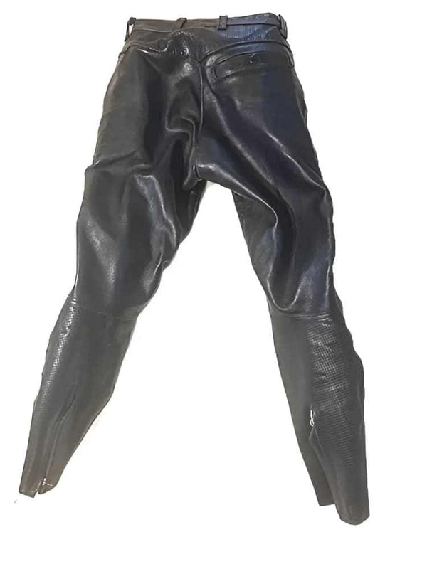 Vanson Vintage Motorcycle Leather Jacket & Pants Suit