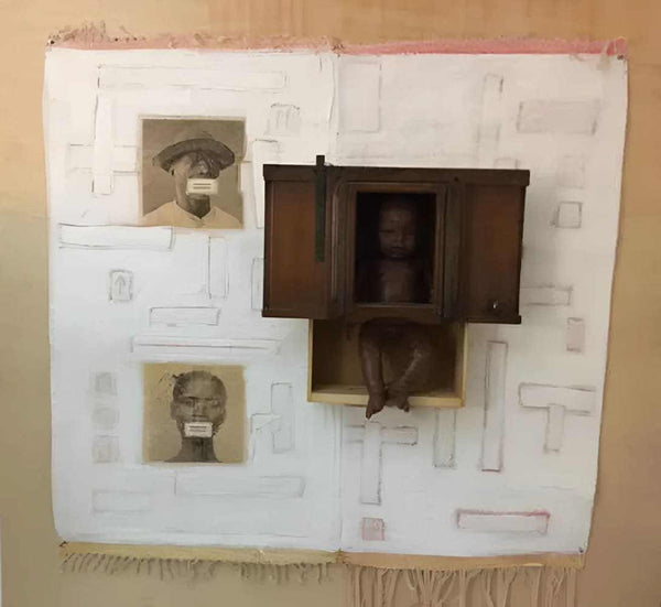 Who Am I? Assemblage & Construction by h.m. Peavy